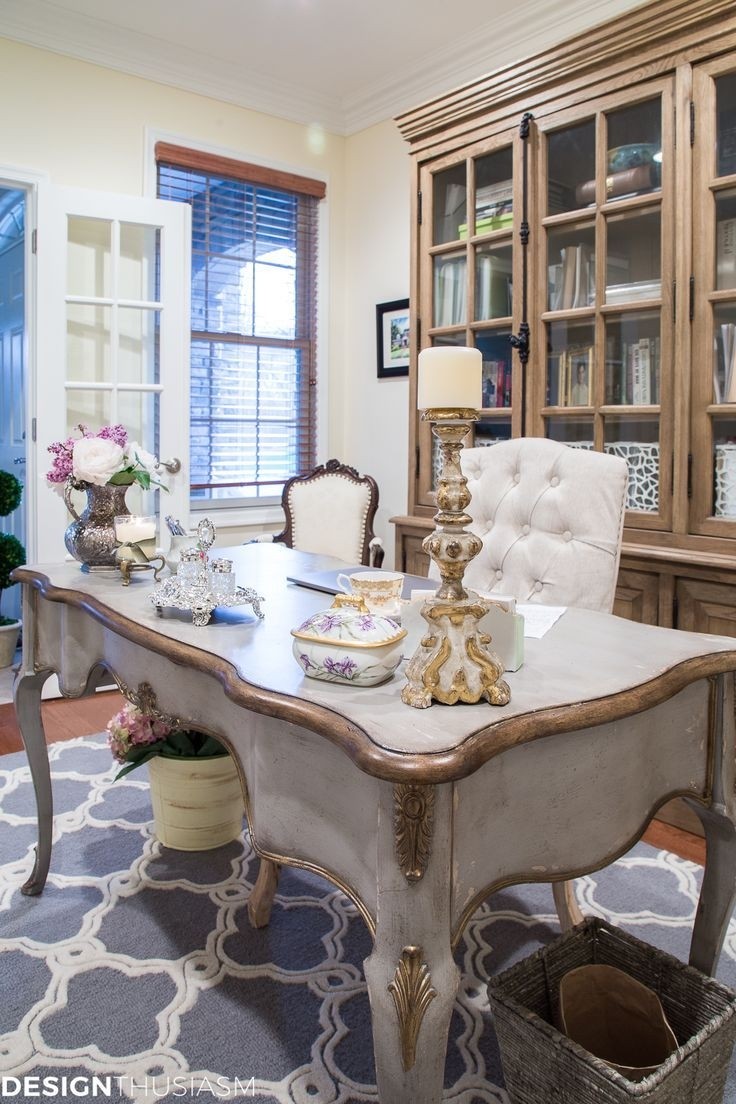 French country office decor ideas how one item can unify