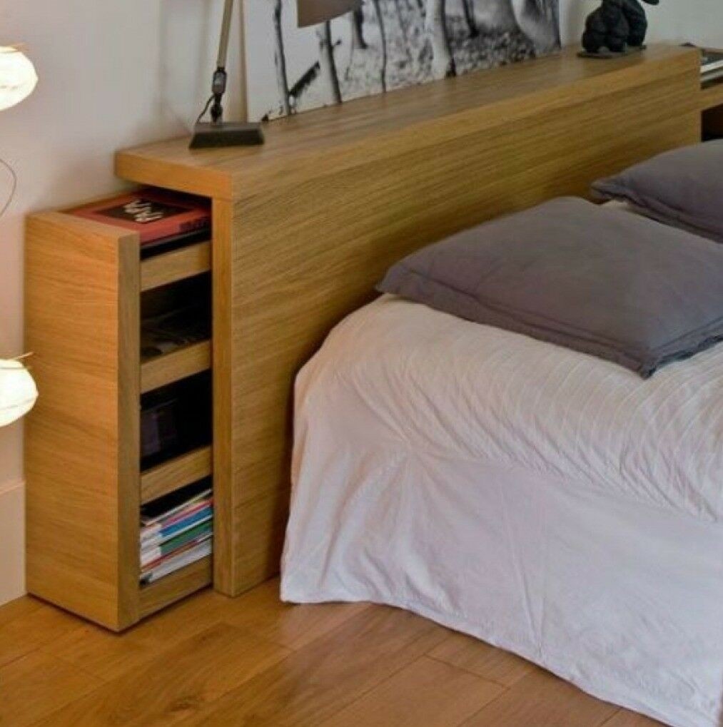 Ikea malm headboard with storage in bangor county down