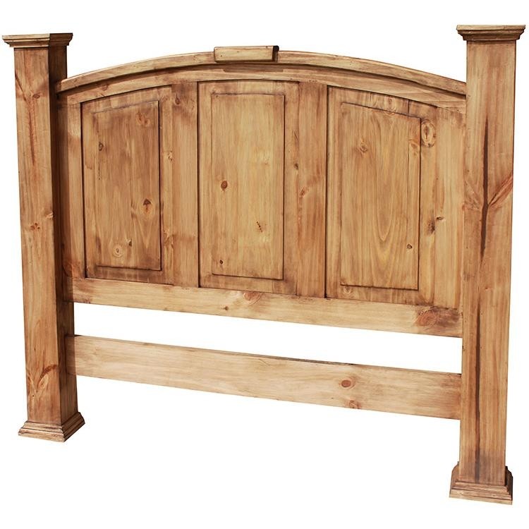 Rustic pine collection mansion headboard cab37