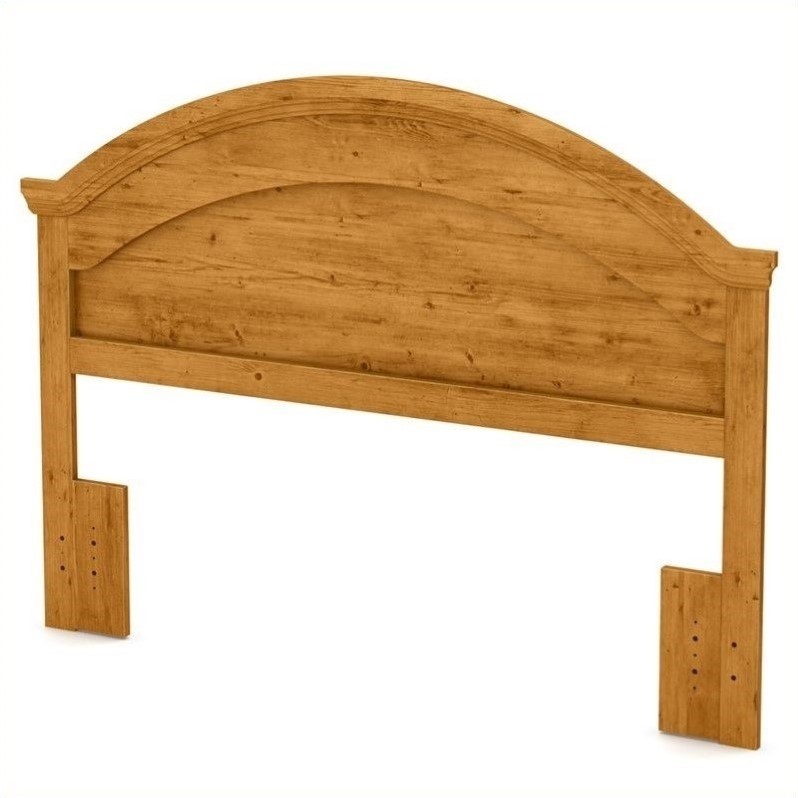 South shore cabana full queen panel headboard in pine 1