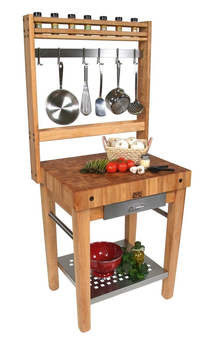 Standing pot rack google search butcher block tables
