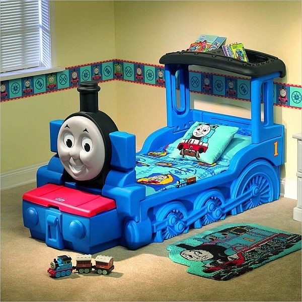 The friendly thomas friends train bed for kids