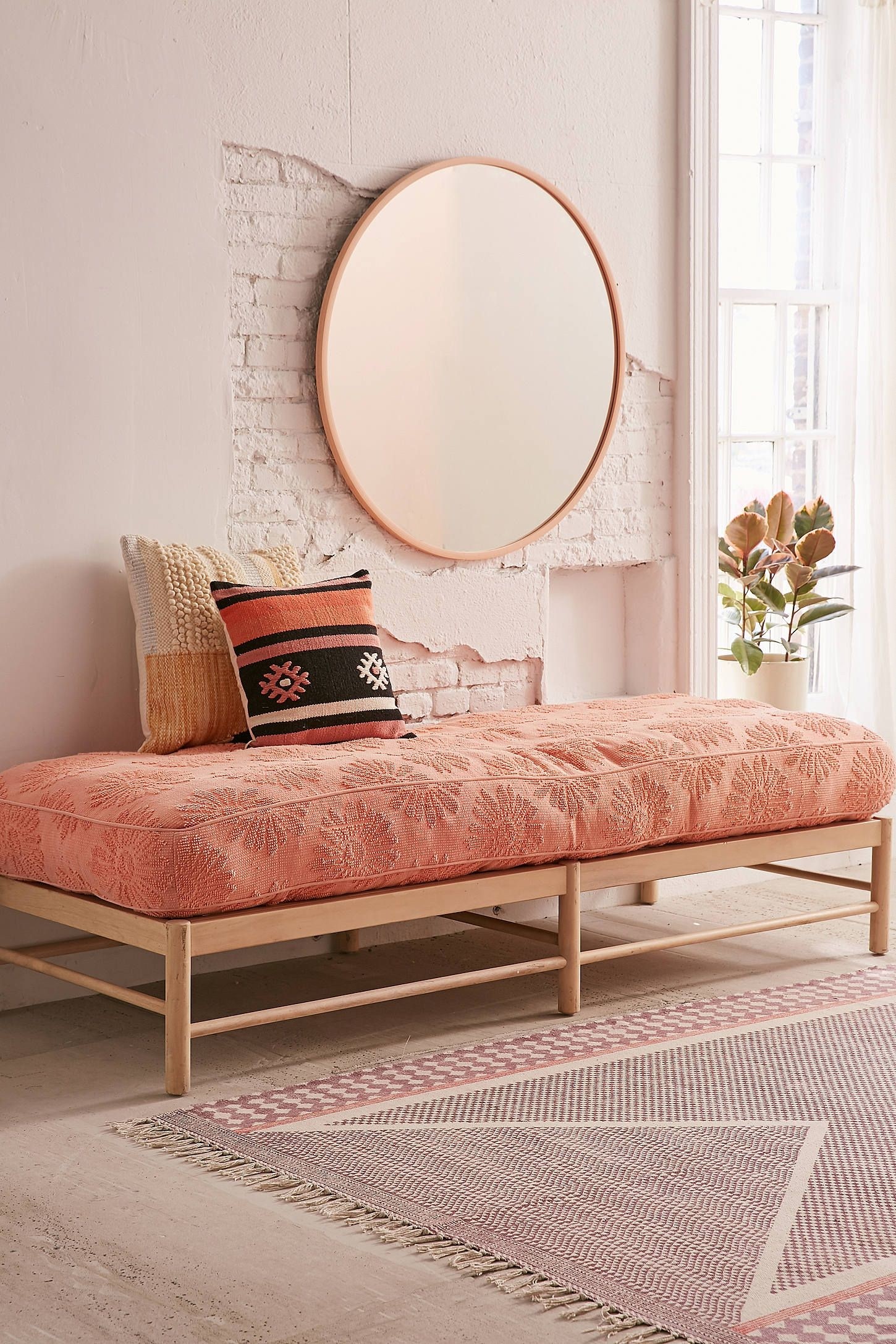 Dotty daisy daybed cushion wood daybed interior home decor