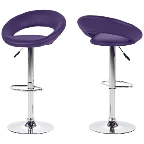Purple bar stools