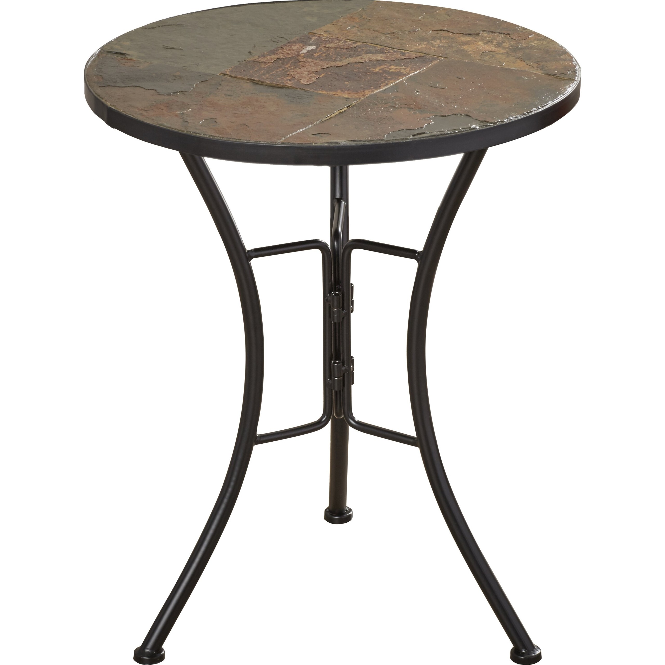 Alcott hill barker ridge slate round top coffee table