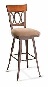 Amisco cindy swivel counter bar stool or spectator stool