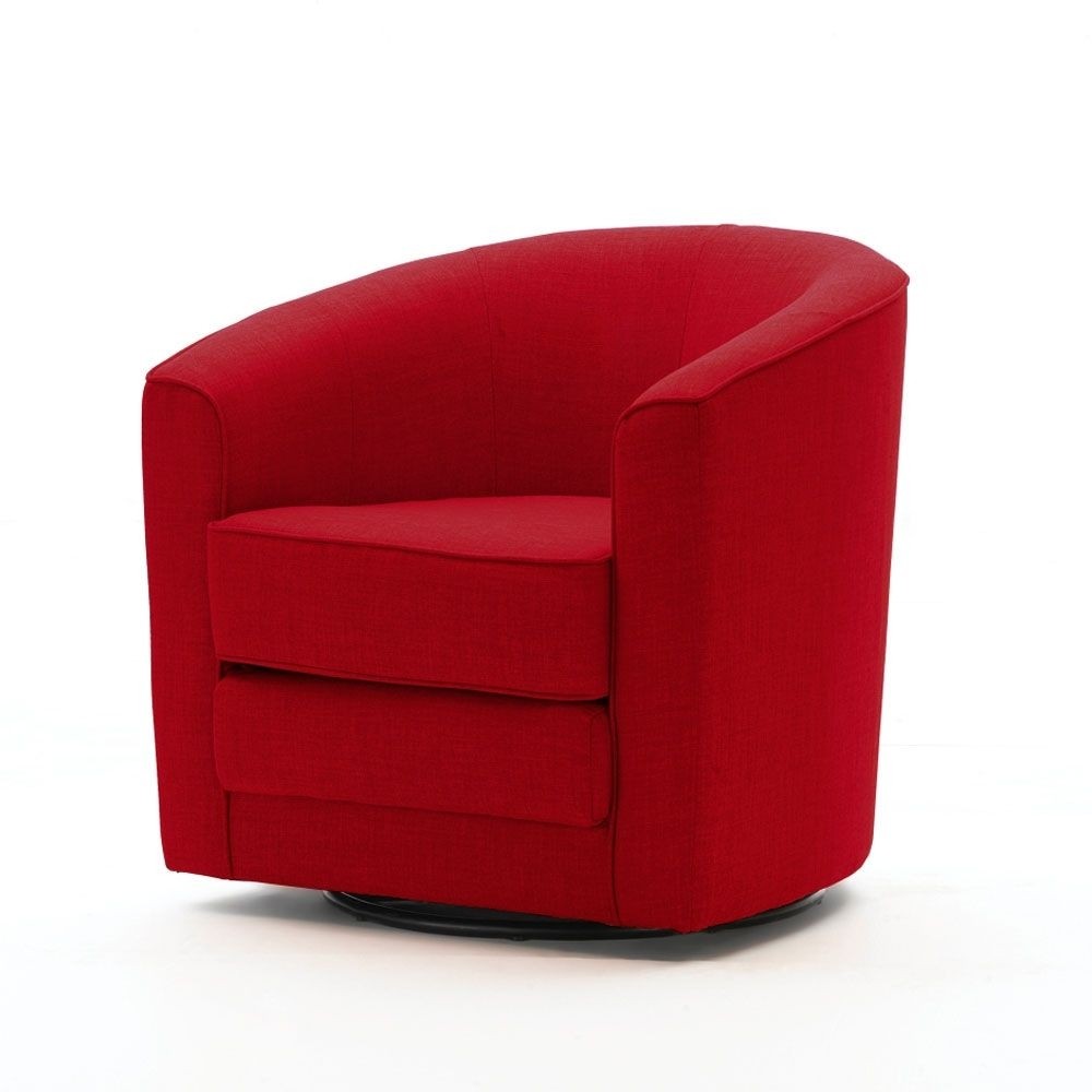 Barrel swivel chair red made by elements welcome to