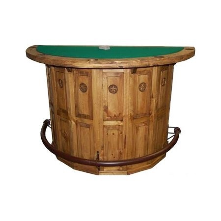 Half bar poker table