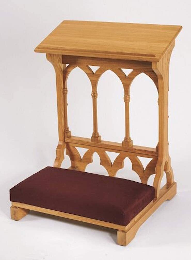 1home Oakwood Padded Kneeler