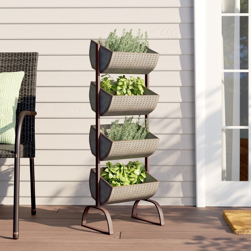 4 Piece Metal Vertical Garden