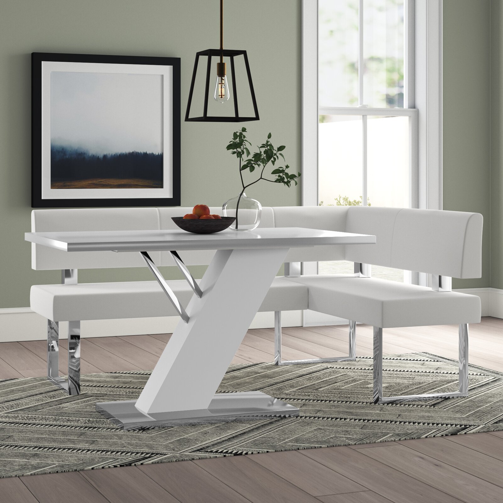 A Small Dinette Set That Makes a Statement