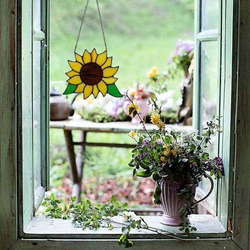 Accent stained glass decorations