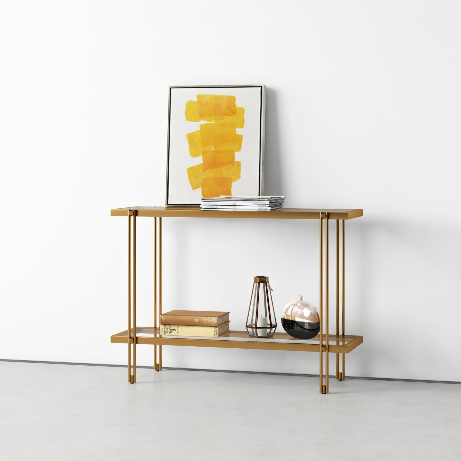 Art deco or Hollywood regency thin sofa table