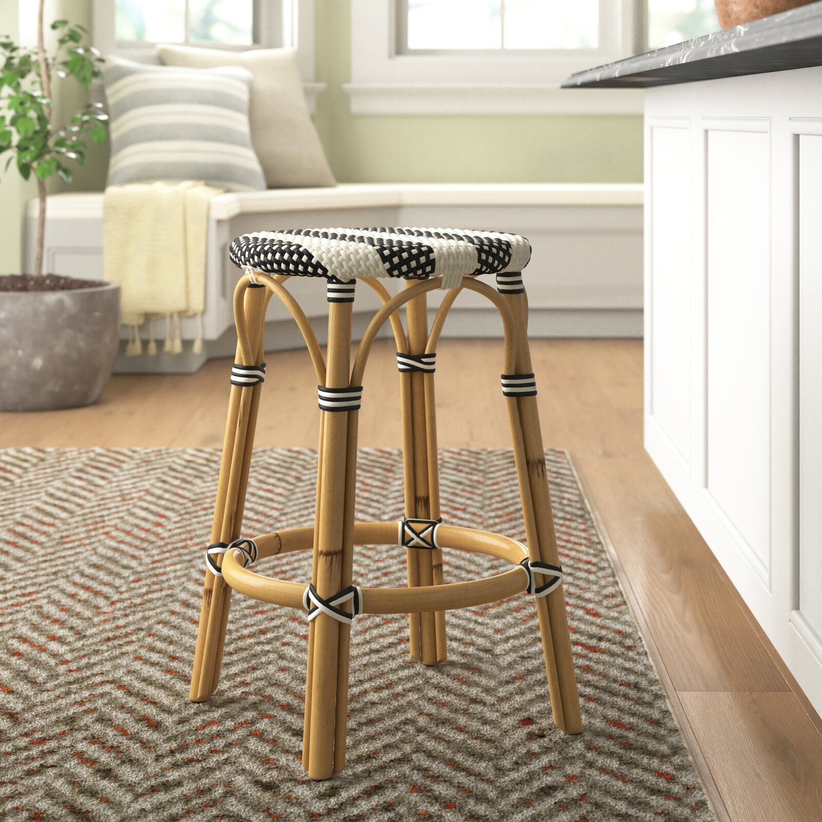 Backless beach style bar stools