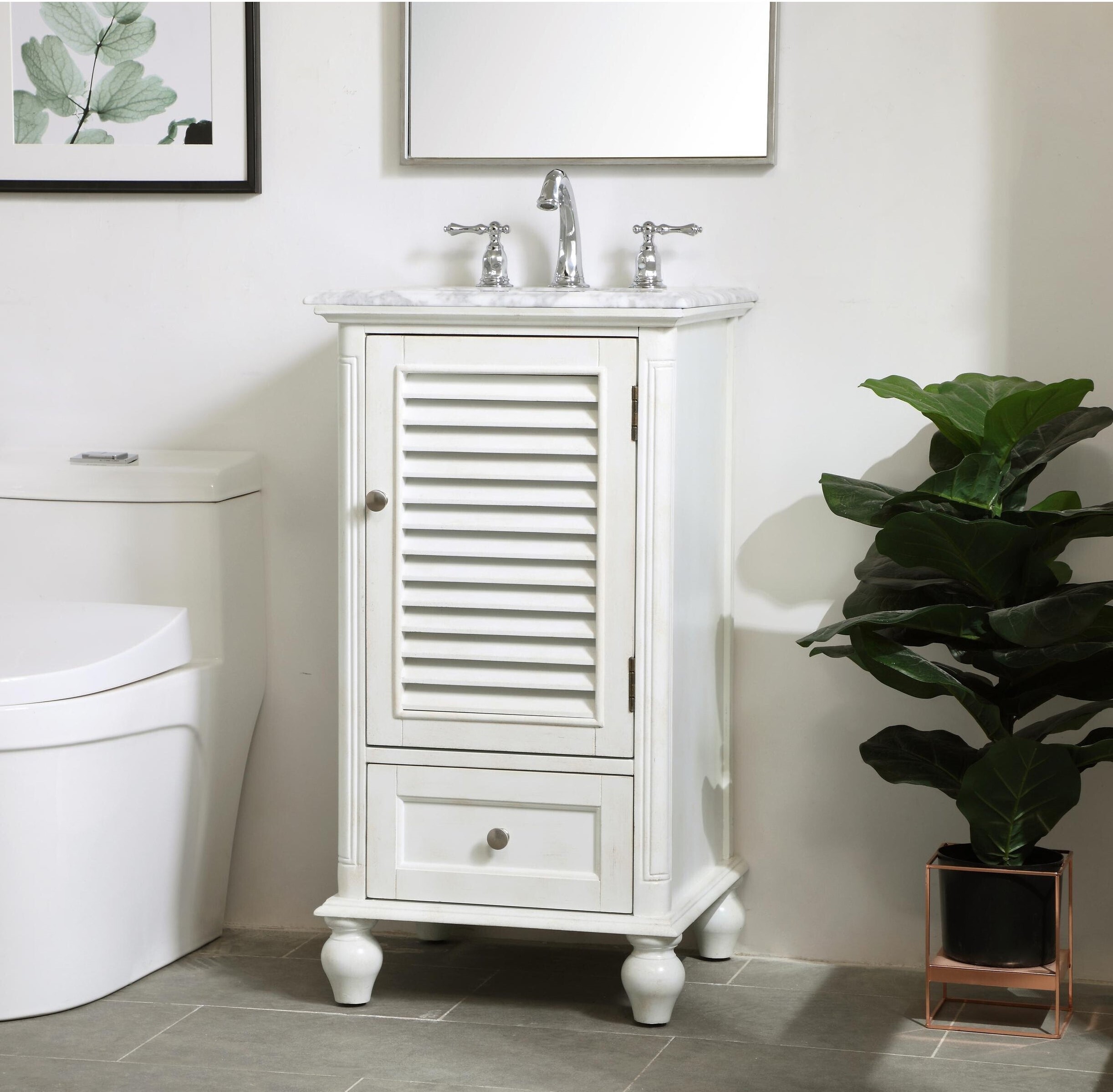 Beach bathroom vanity for small rooms