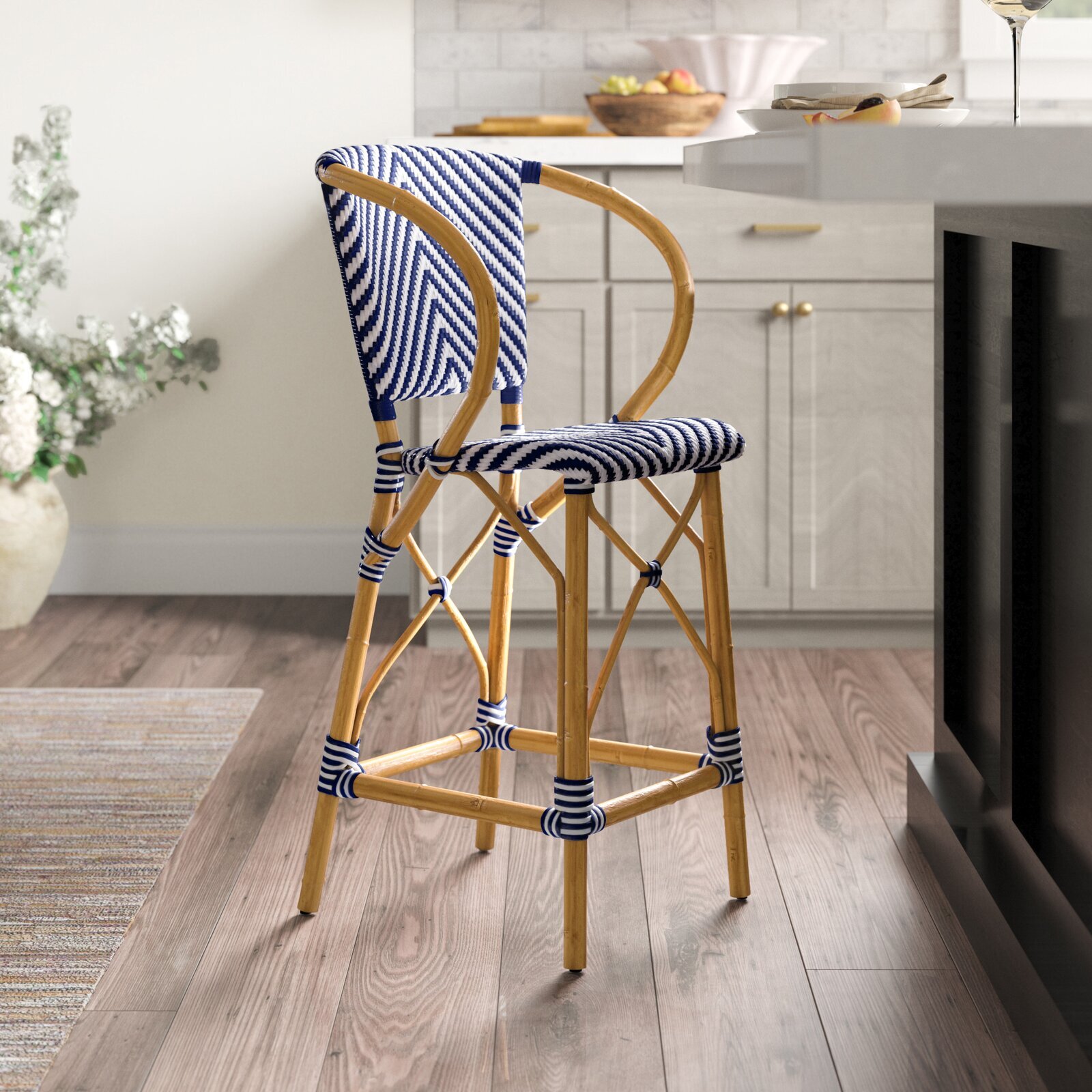 Beach house bar stools in an eye catching design