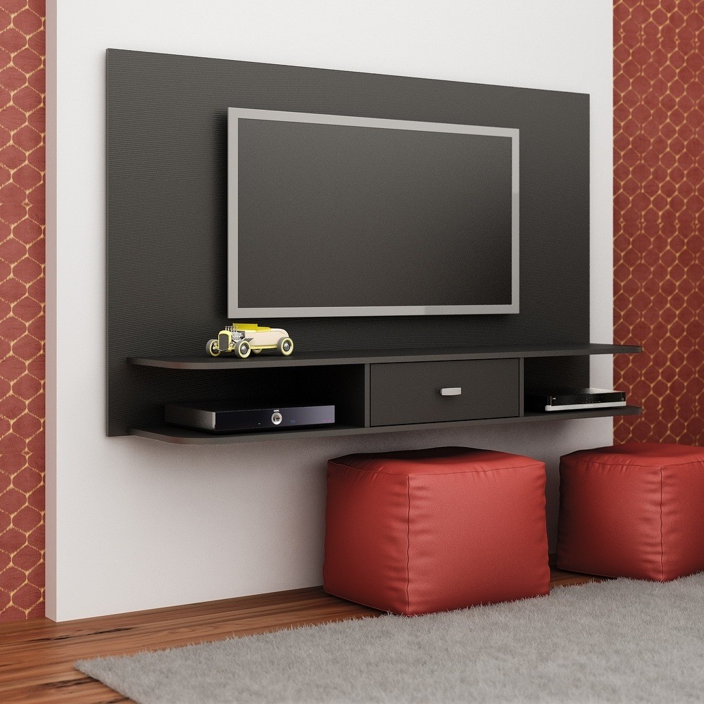 Black TV Back Panel