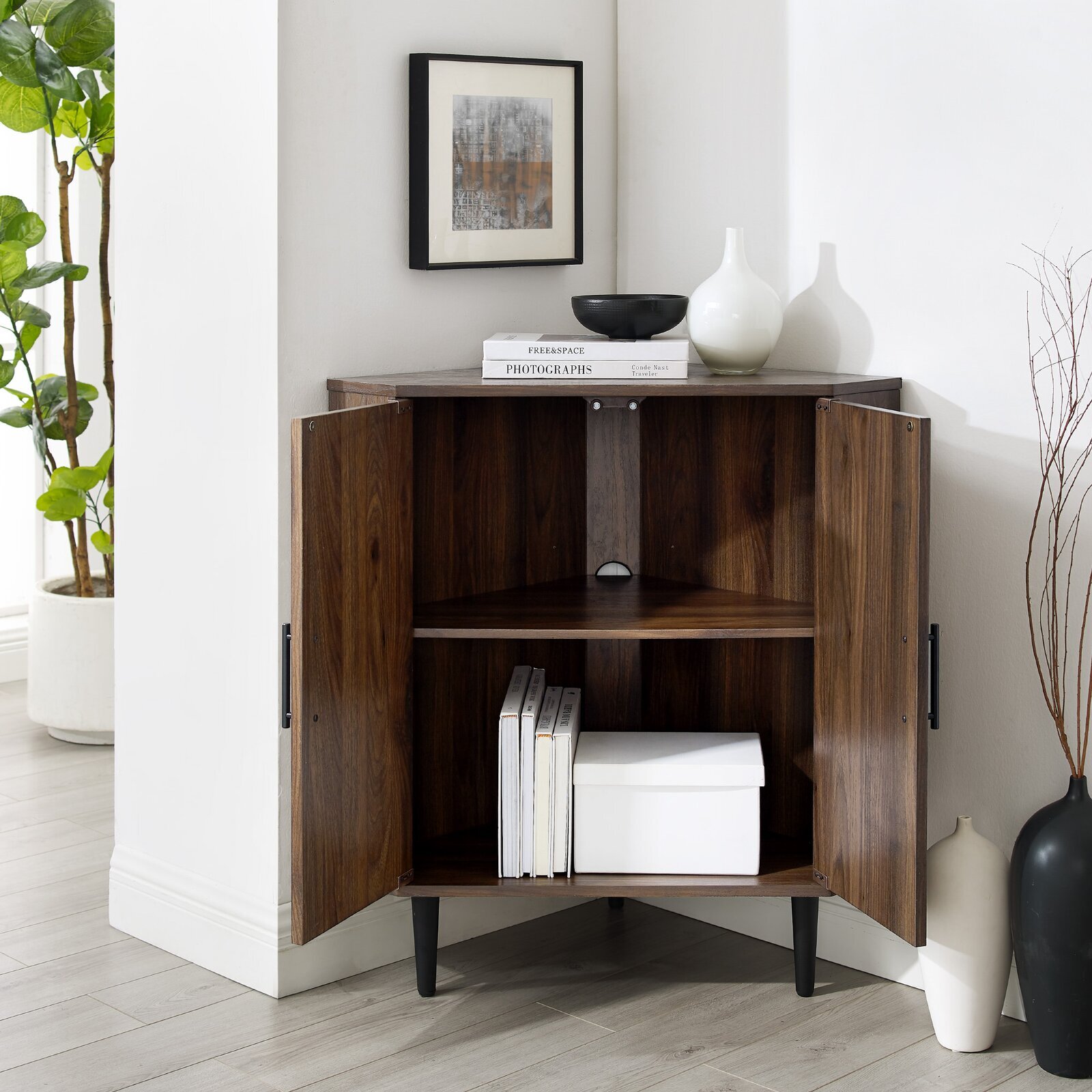 Bleach Wood Corner Chest