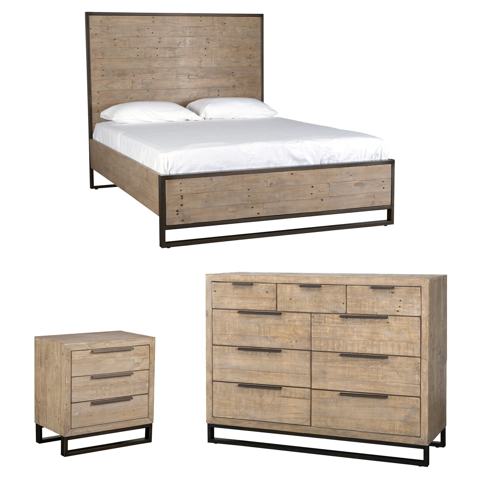 Block wrought iron bedroom furniture