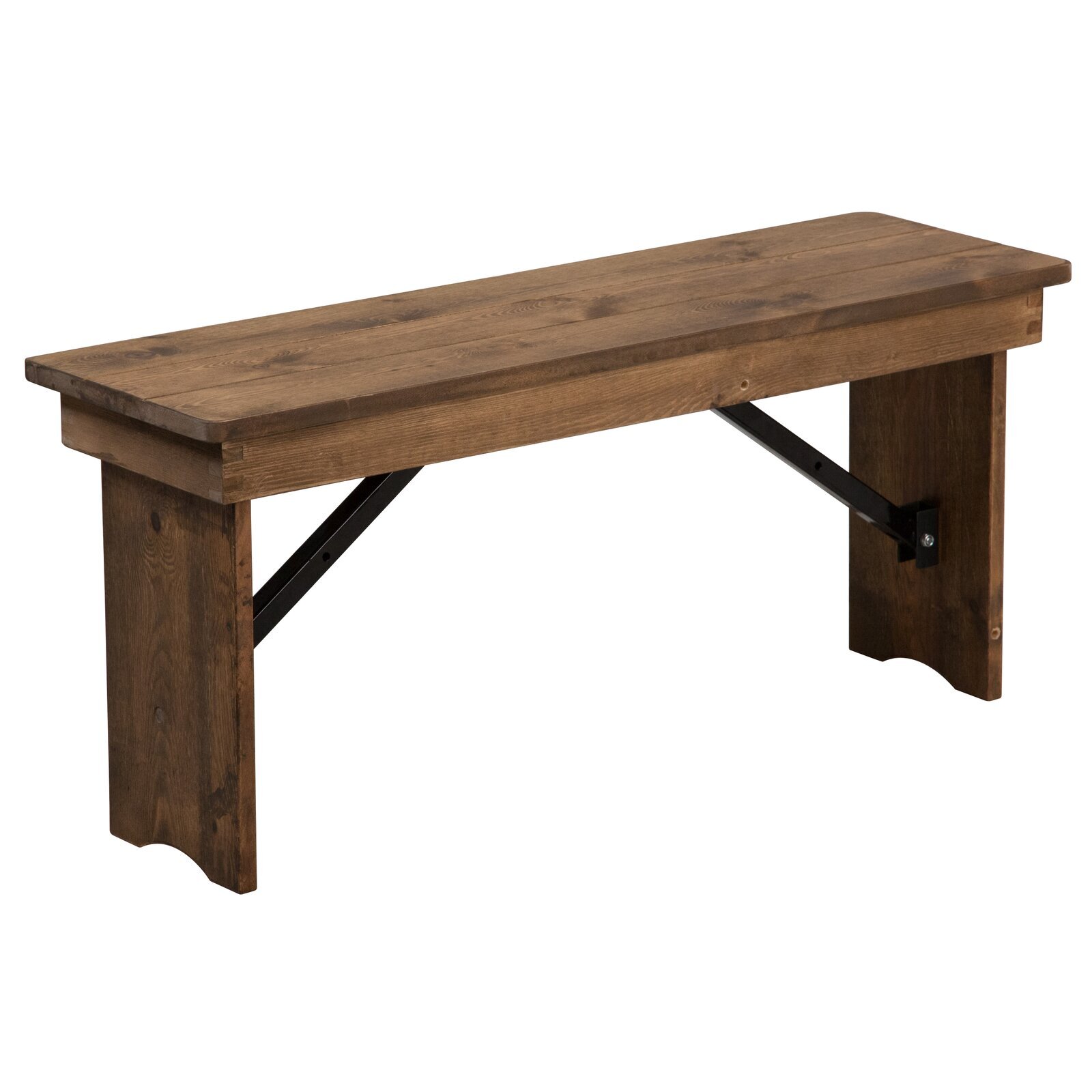 Brookes 12” Rectangular Folding Bench