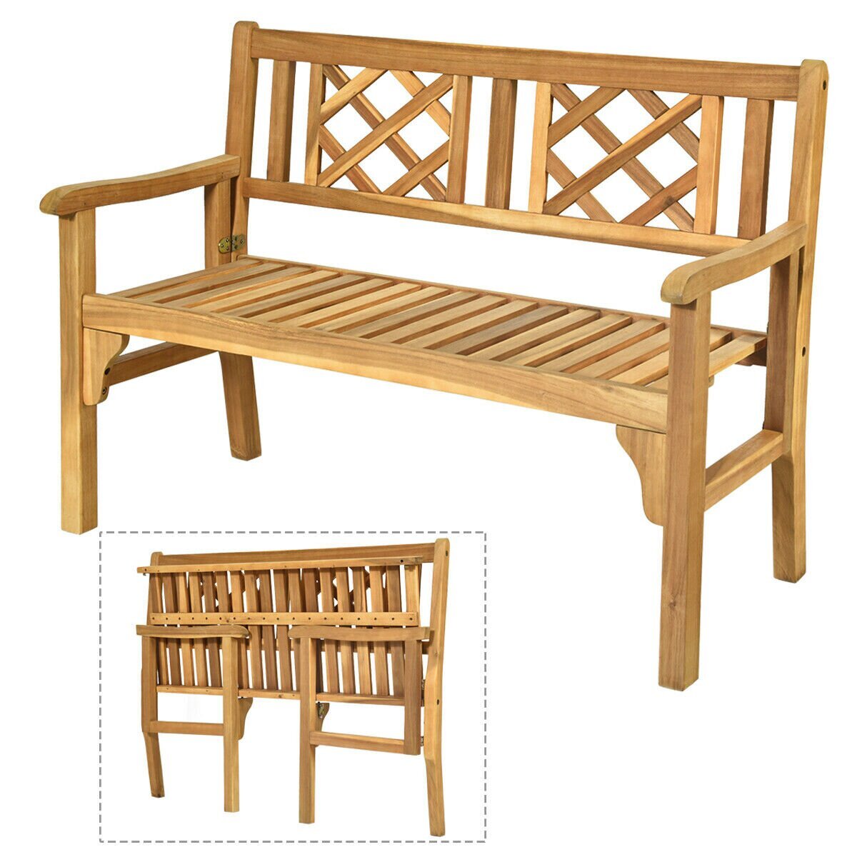 Camarillo Wooden Garden Bench