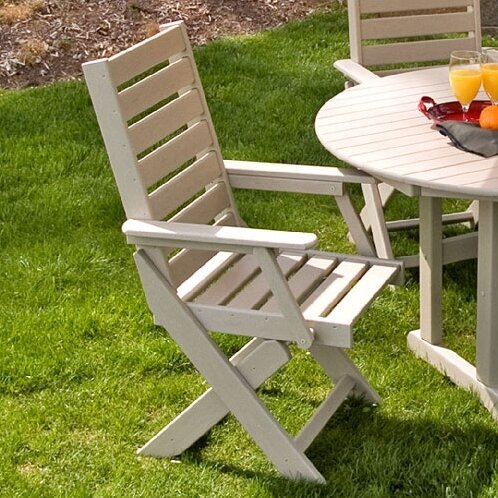 Captain Folding Teak Patio Dining Chair
