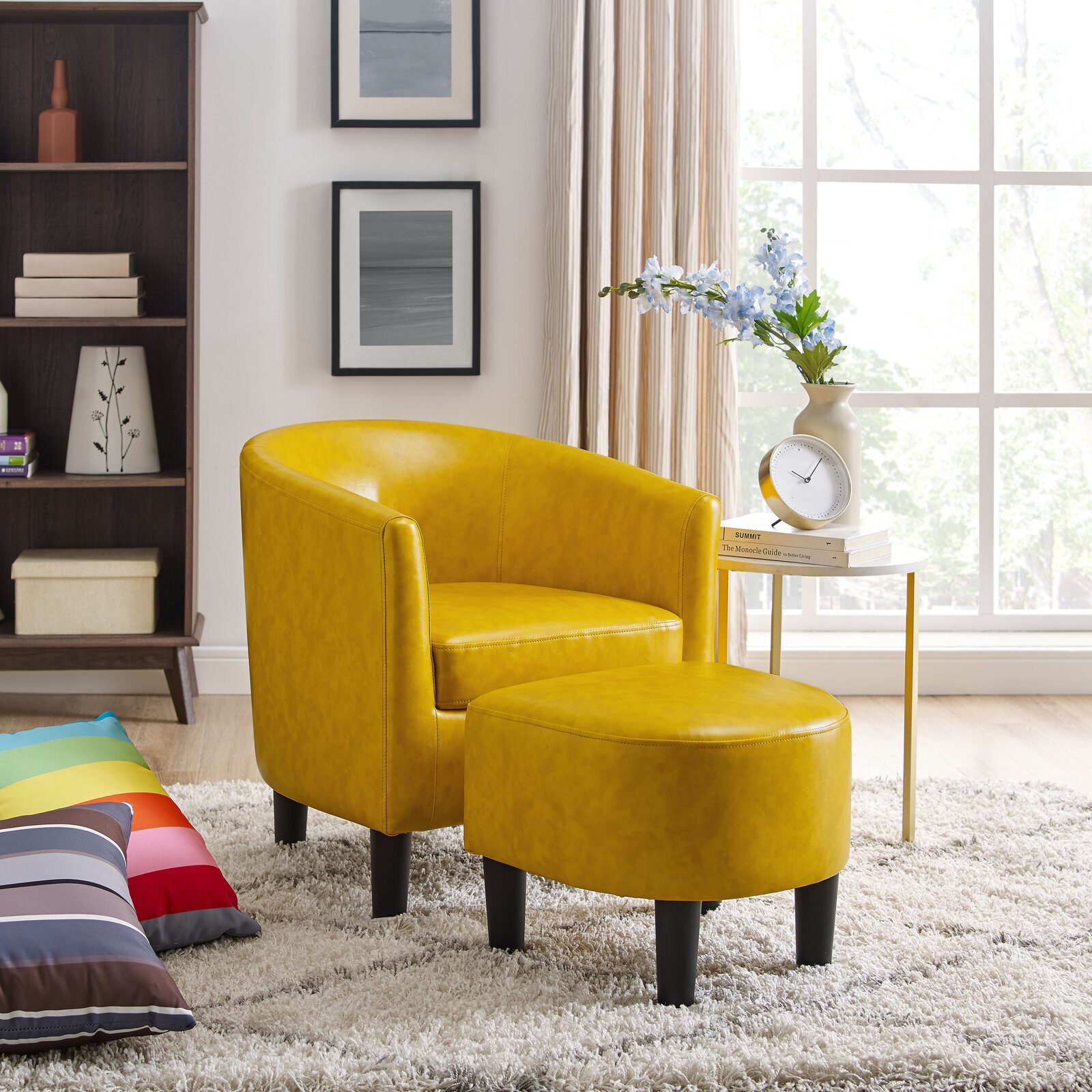 Chair For Relaxing With Ottoman