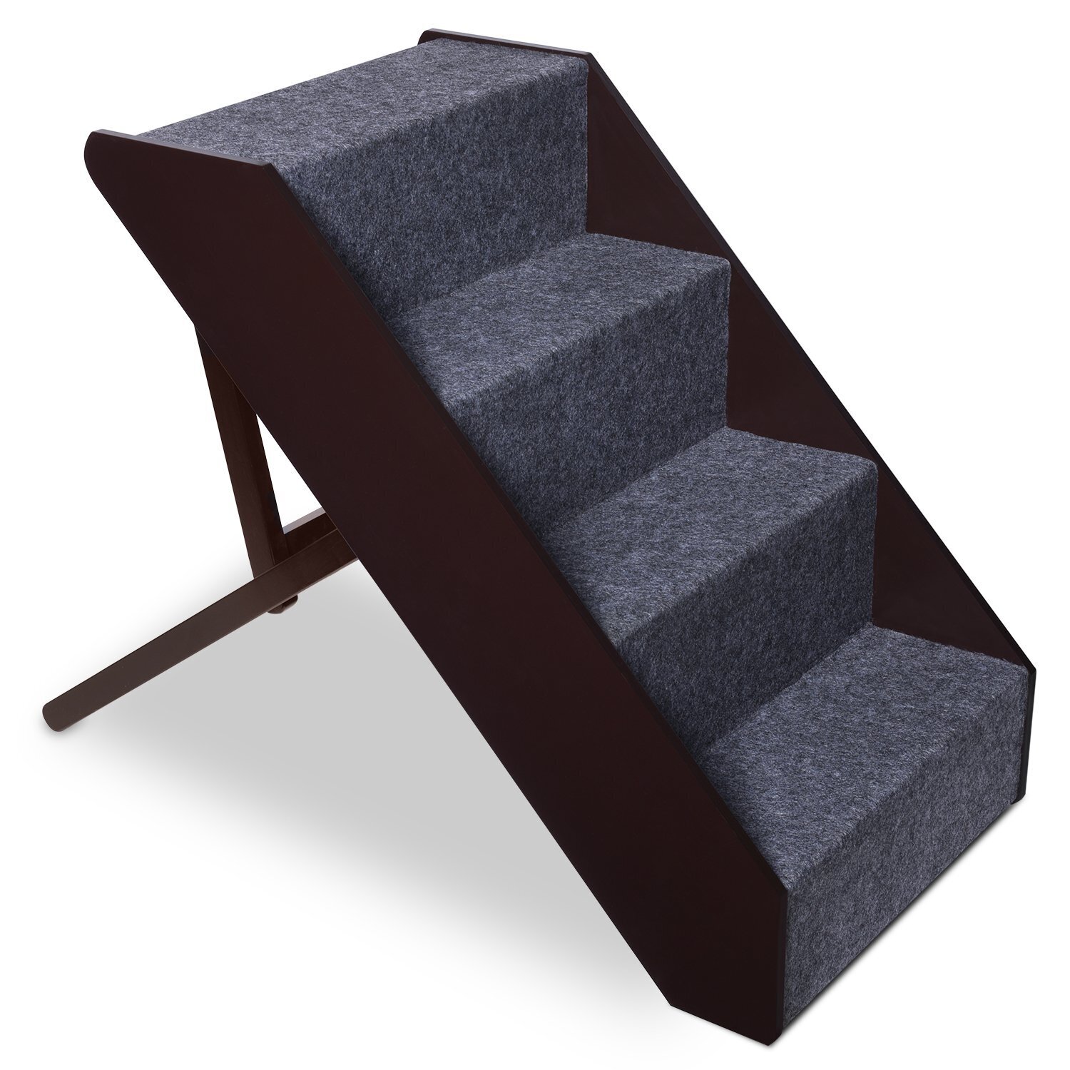 Chang Wood Stair With Adjustable Height