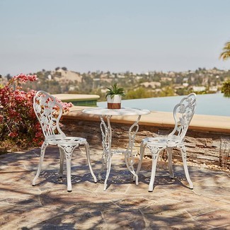 Charming Cast Iron Bistro Set
