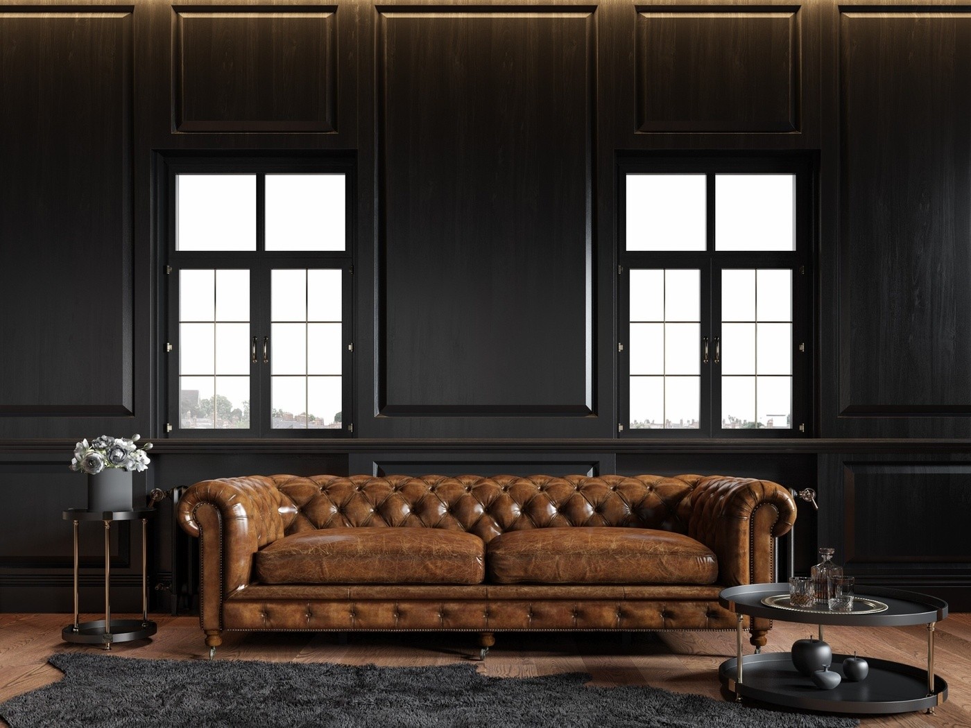 15 Charming Ideas to Add a Chesterfield Sofa to Your Living Room