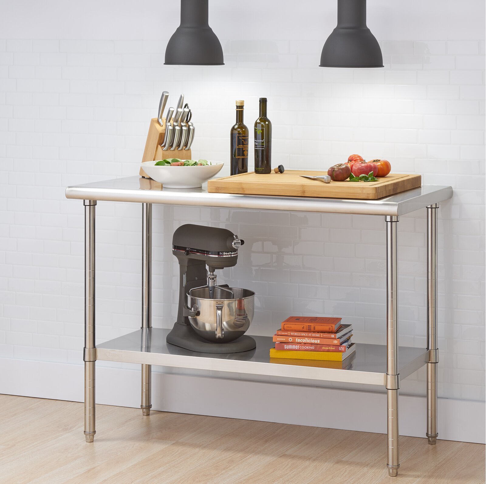 Commercial kitchen work table