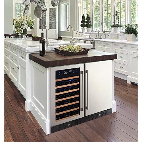 Compact Dual Zone Refrigerated Home Bar