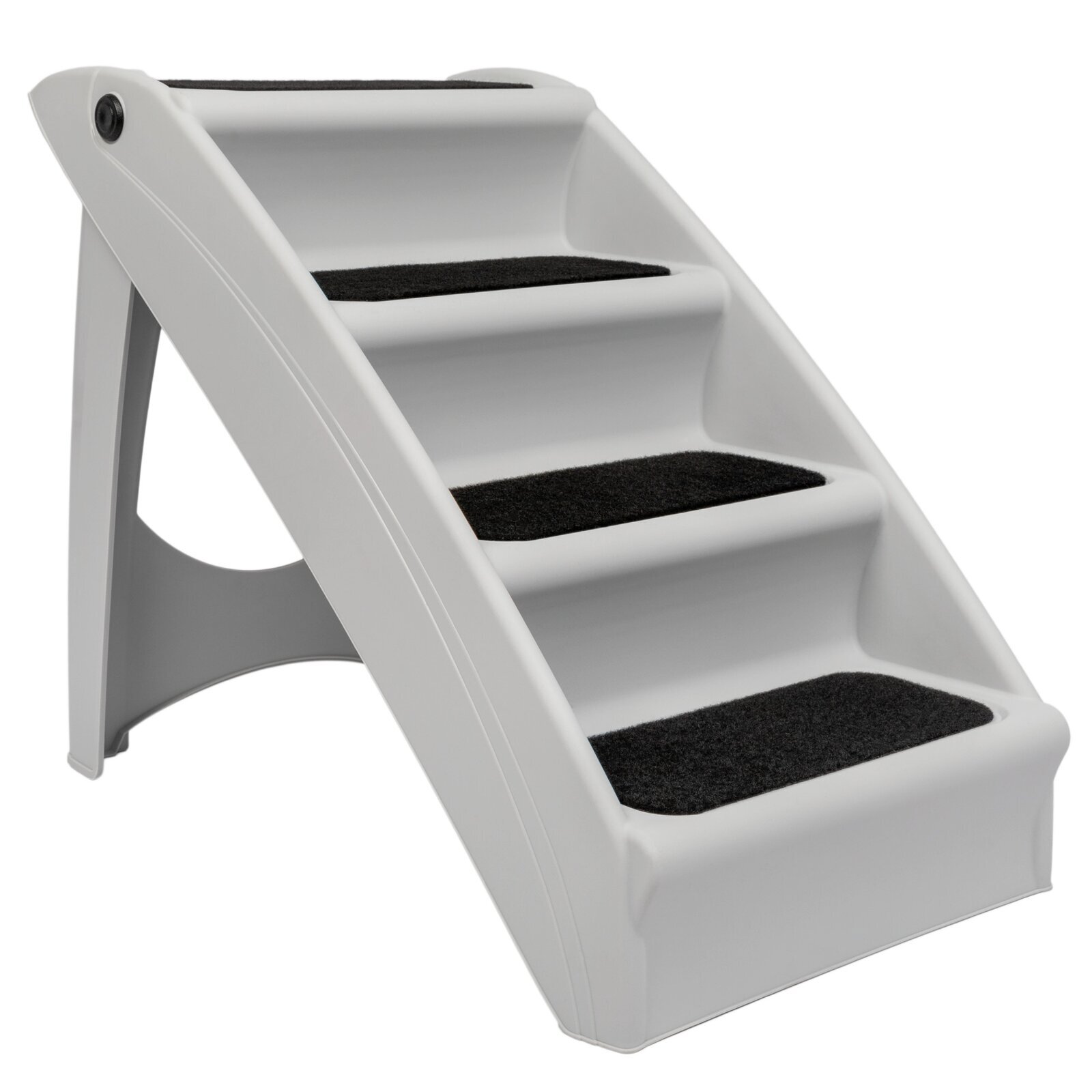 Cozy Up Folding Pet Steps 25” Grey
