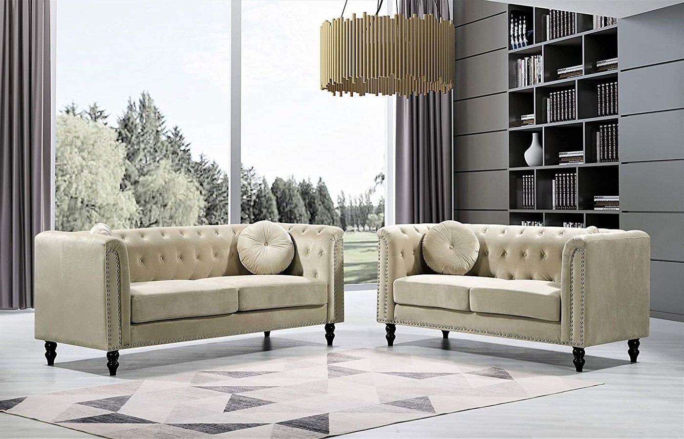 Cream Chesterfield Sofa