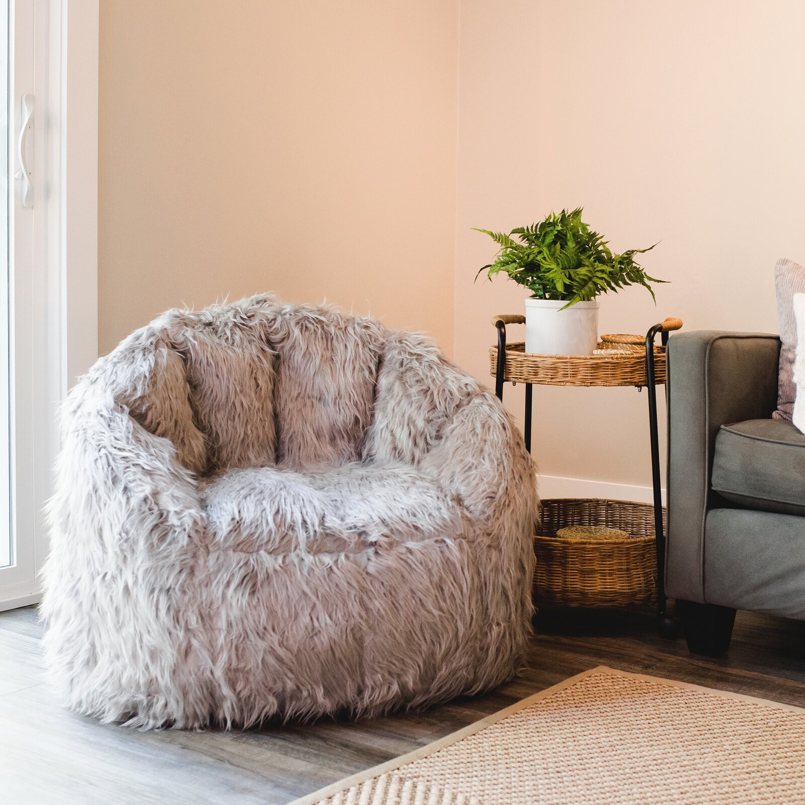 Cushy Big Fluffy Bean Bag Chair