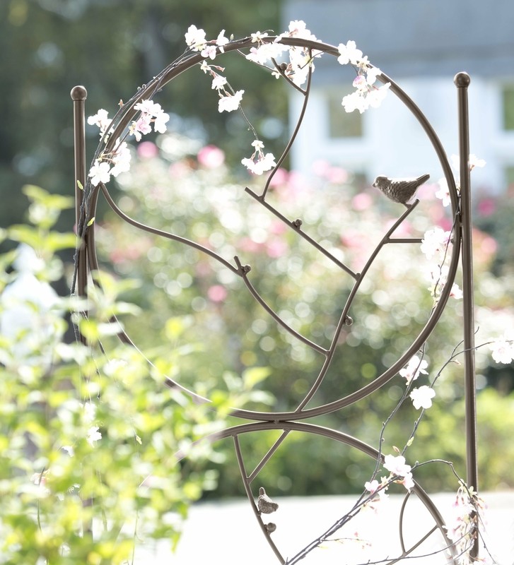 Decorative wrought iron trellis ideas