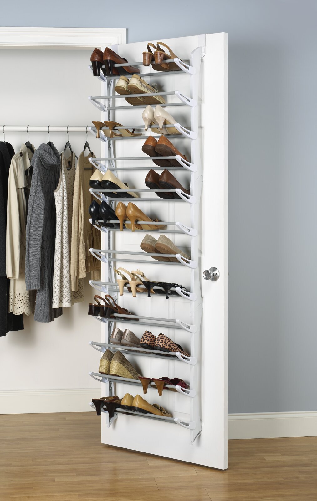 Door Hanging Tall Slim Shoe Rack