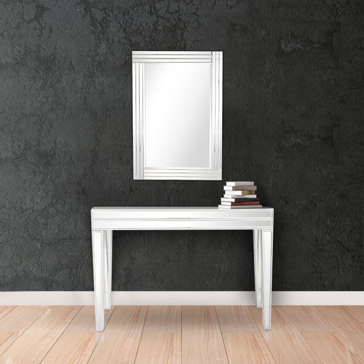 Elegant Foyer Table and Mirror Set