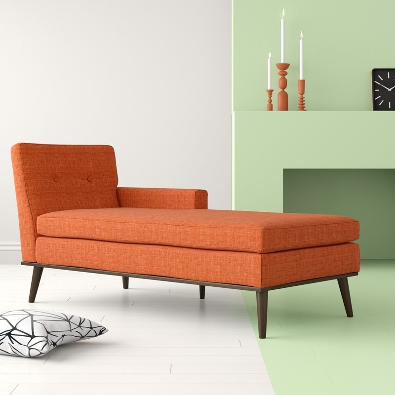 Endicott Tufted One Arm Right Arm Squared Chaise