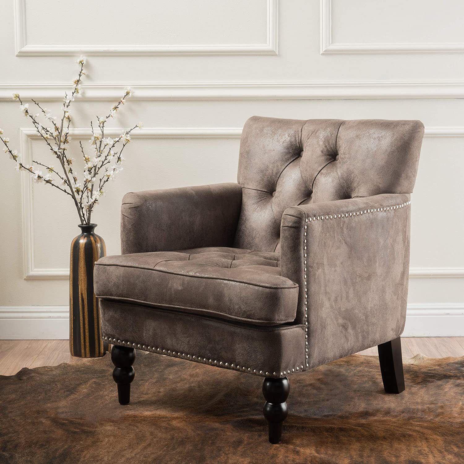 Fabric cigar chairs