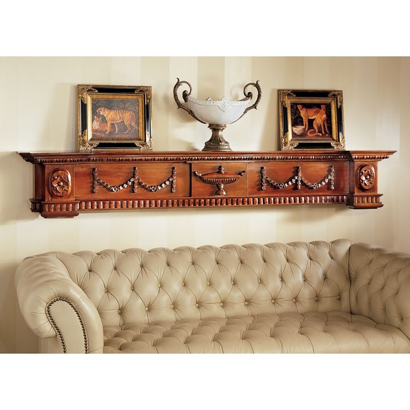 Fancy Multi patterned Shelf Moulding With Egg and Dart Style