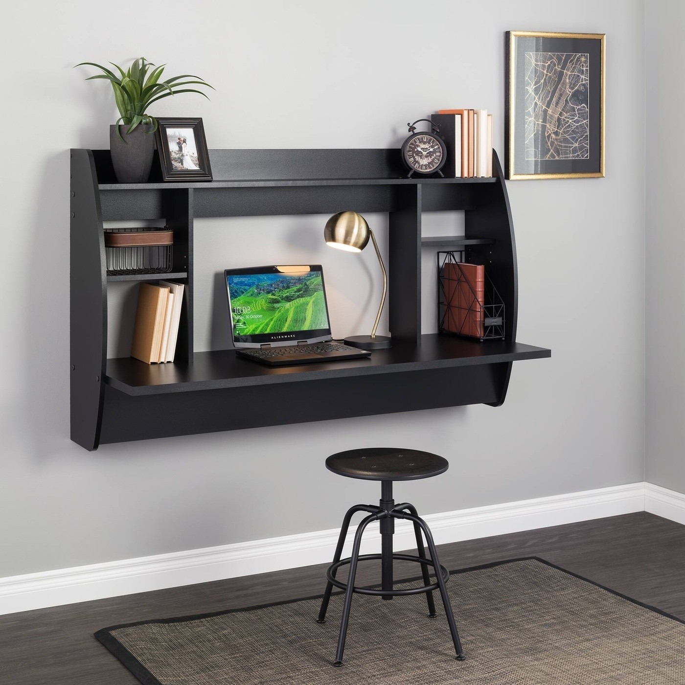 Floating Double Wide Desk