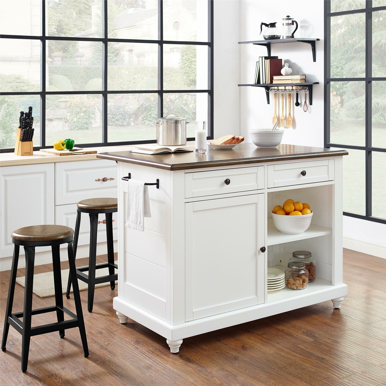 Free standing kitchen cabinets with countertops 