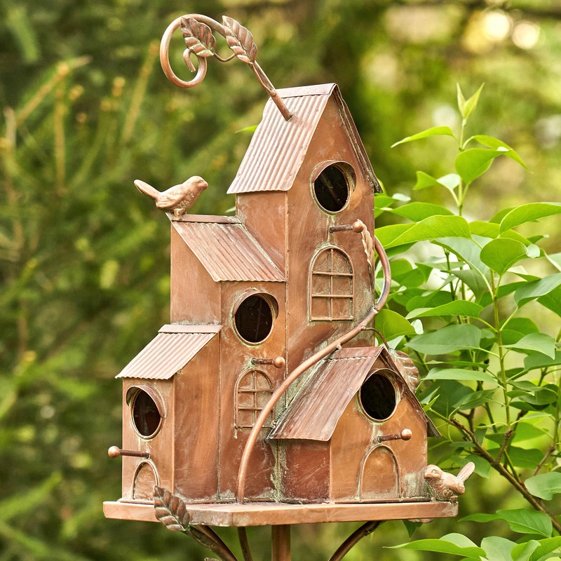 Freestanding Multi Room Large Bird House