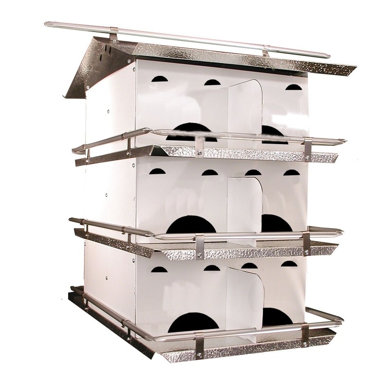 Freestanding Starling Resistant Bird Hotel