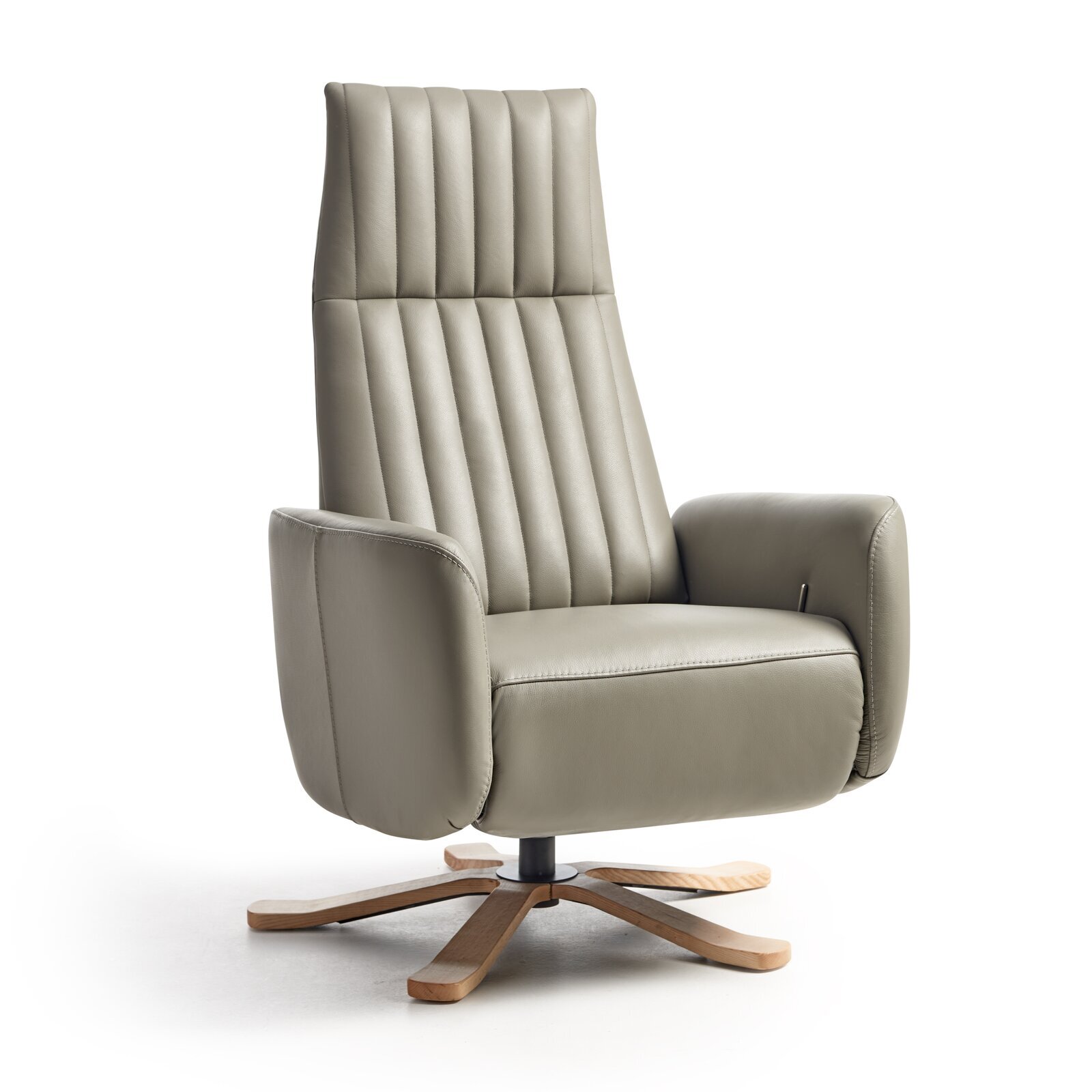 Genuine Leather Rocker Standard Recliner