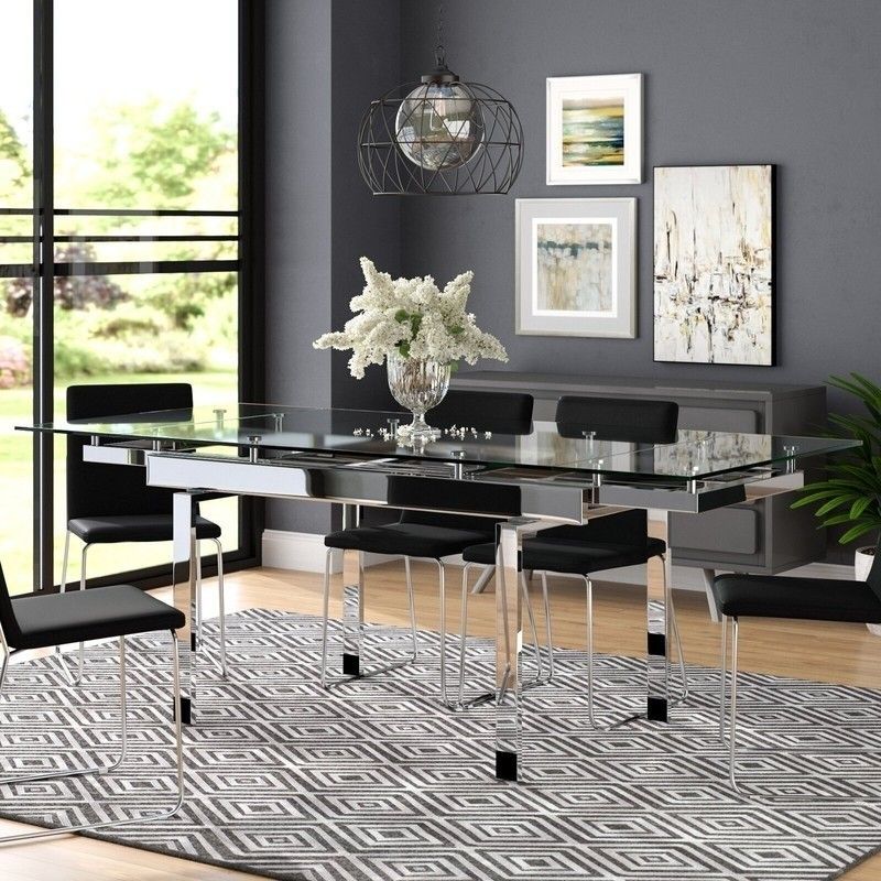 Glass 12 Seater Dining Table | Foter Glass 12 Seater Dining Table | Foter