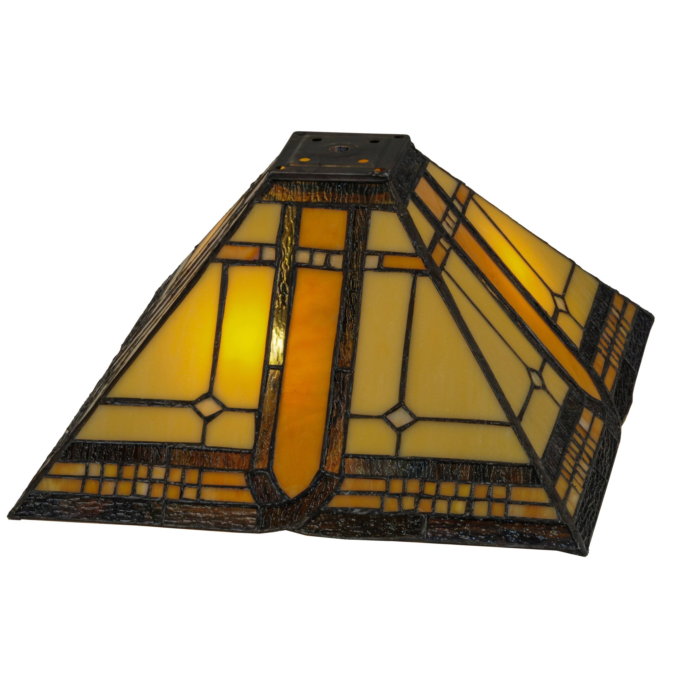 Glass Novelty Oriental Style Lamp Shades