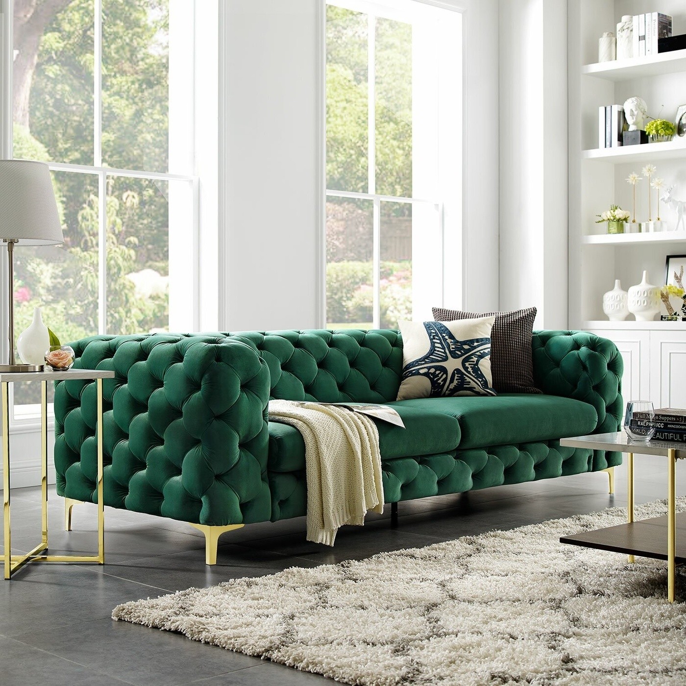 Green Chesterfield Sofa