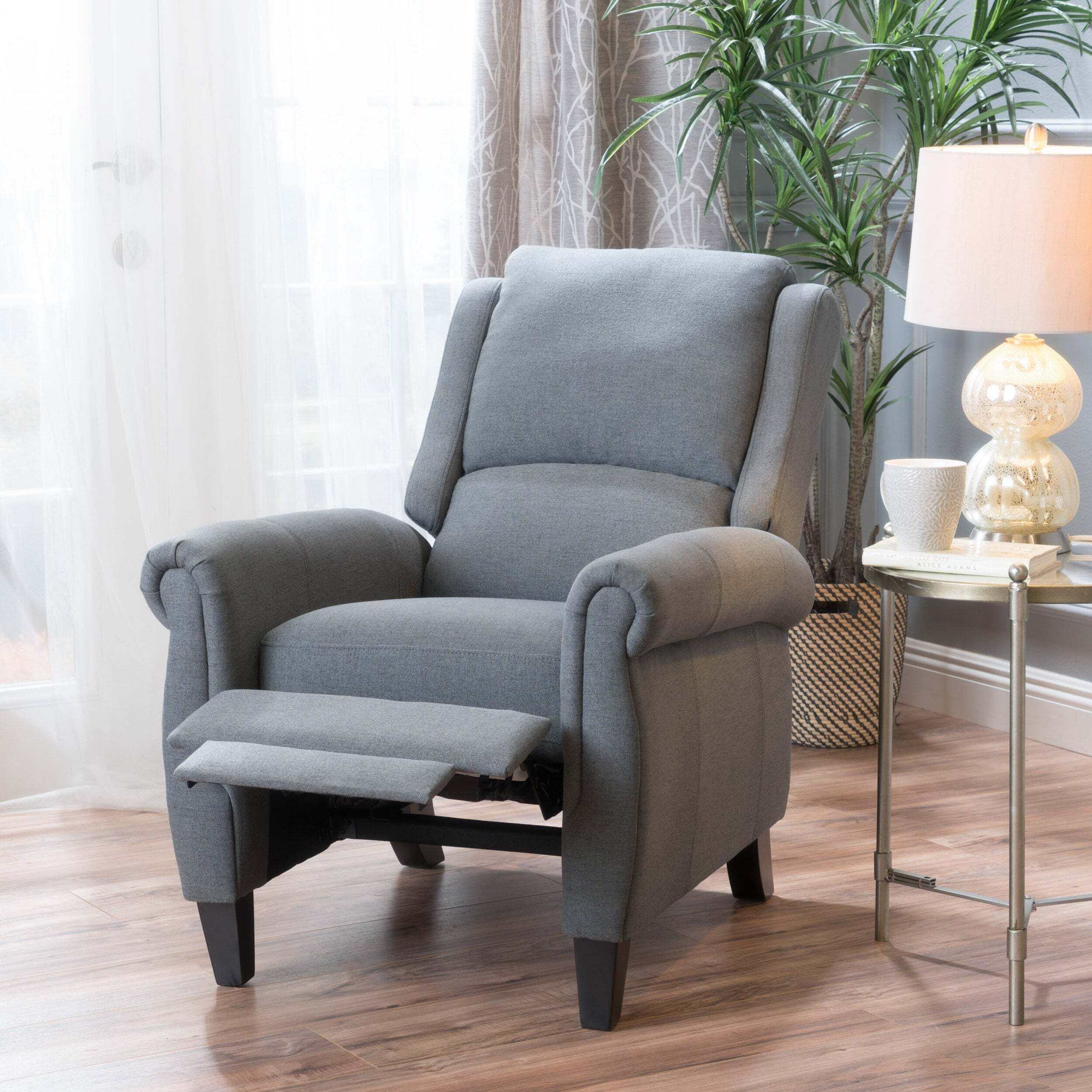 Haddan Fabric Recliner Club Chair